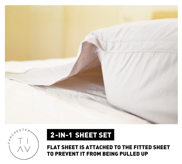 TIAV 2IN1 SHEET SET QUEEN