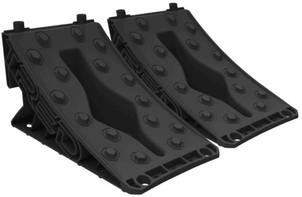 TRED GT WHEEL CHOCKS - BLACK