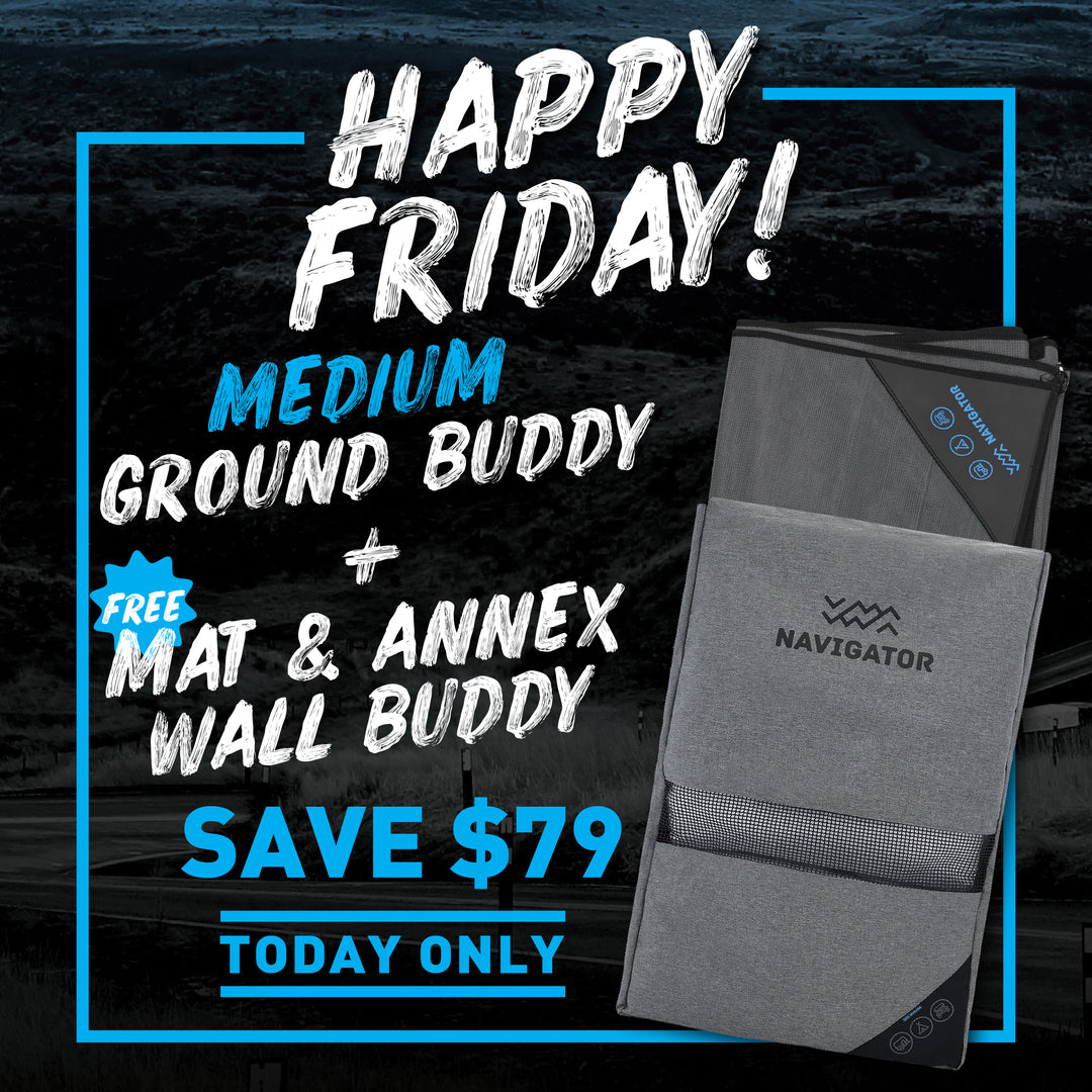 Medium Ground Buddy + Free Mat and Annex Wall Buddy