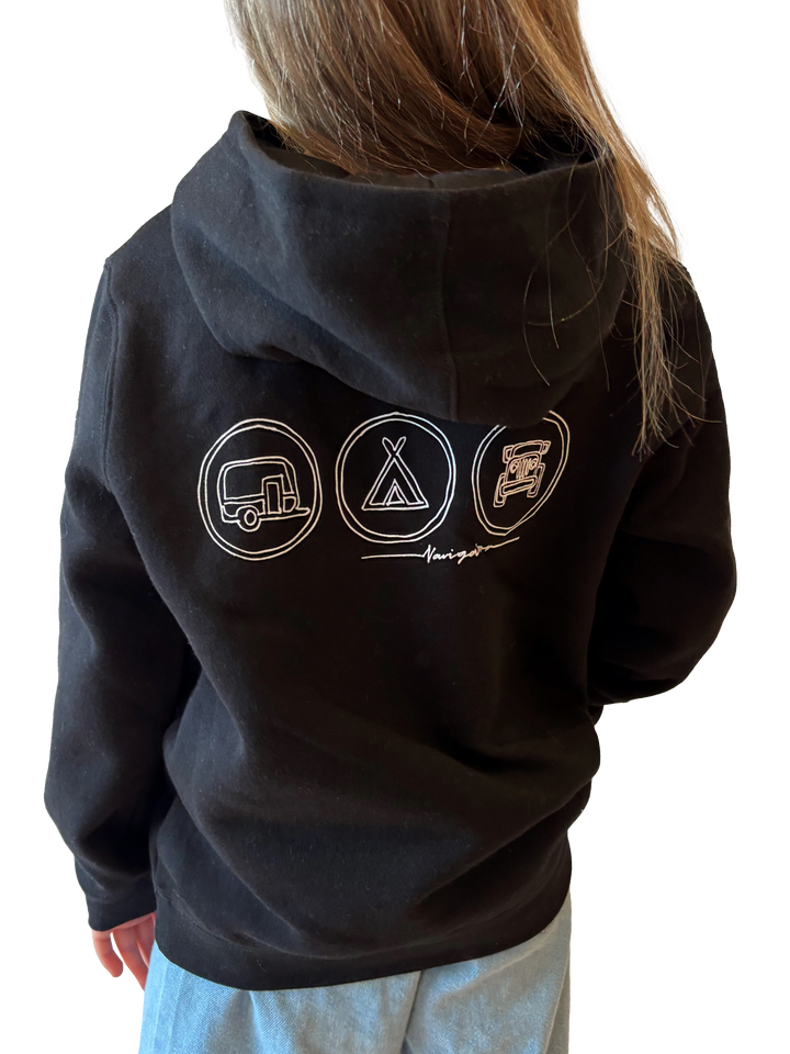 KIDS ICON HOODY - BLACK