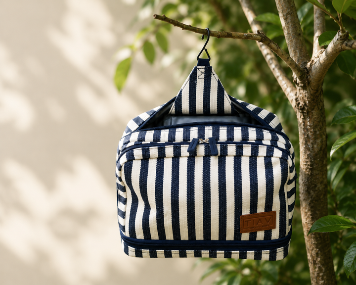 TIAV Canvas Shower Essentials Bag