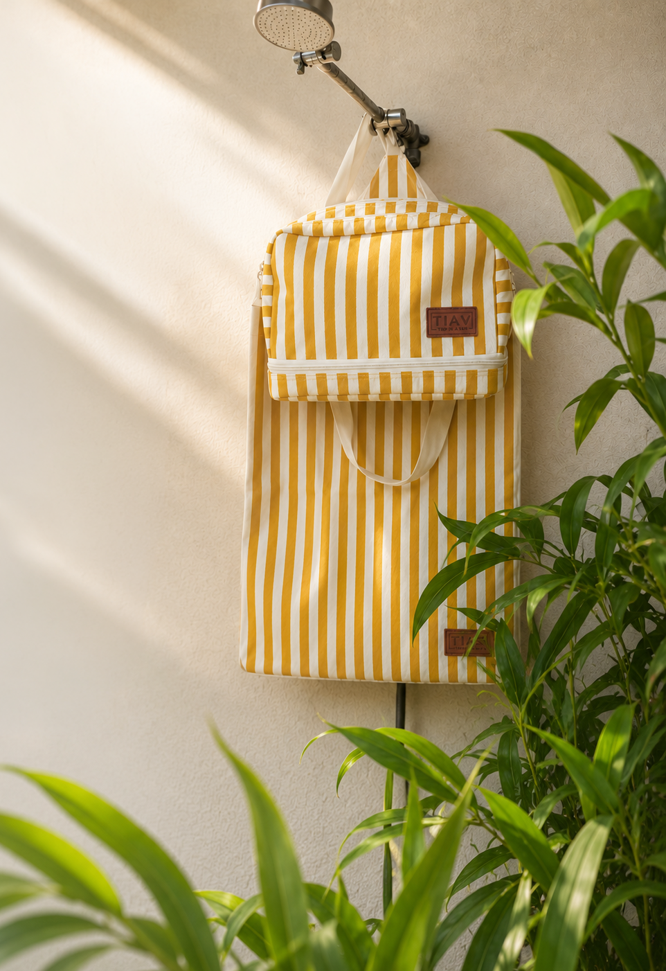 TIAV Canvas Shower Essentials Bag