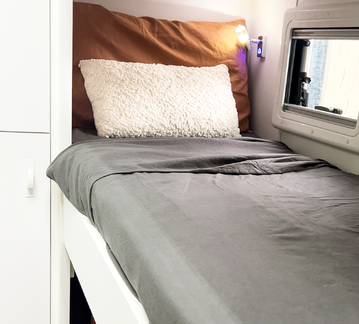 TIAV 2-IN-1 FLANNELETTE SHEET SET - 210cm BUNK