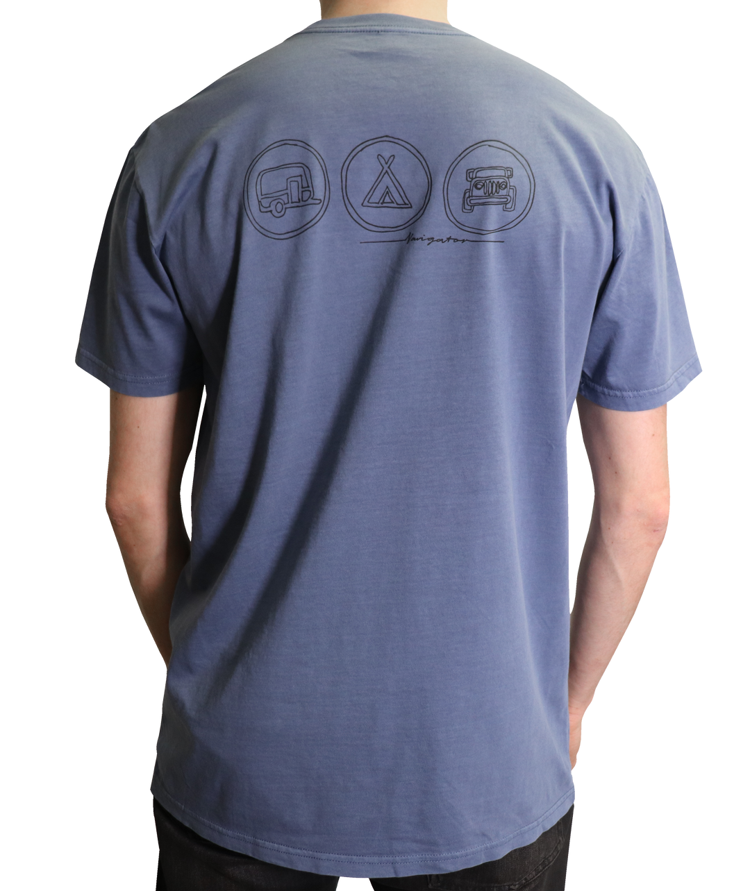 MENS ICON TEE - FADED BLUE