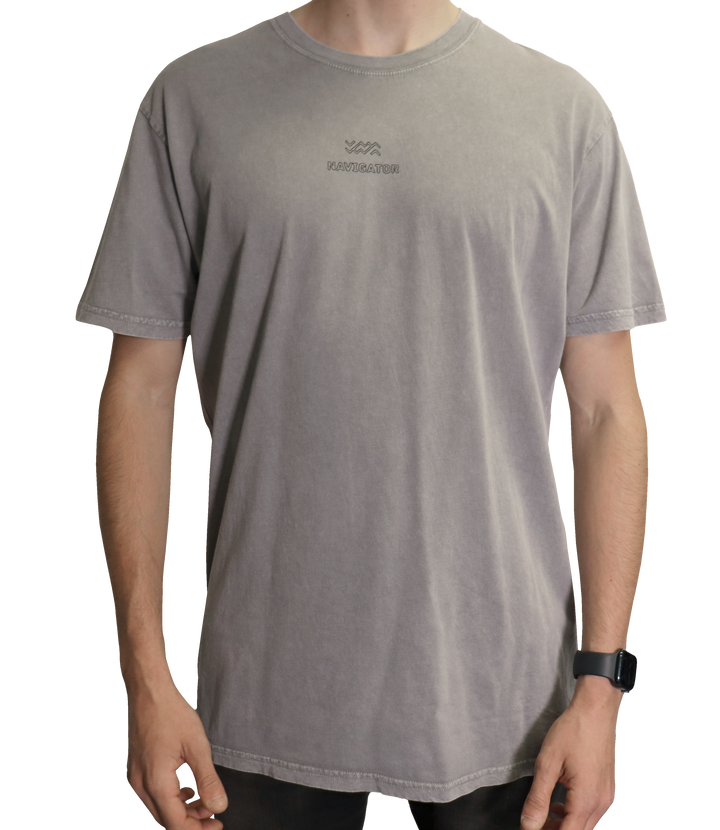 MENS ICON TEE - ASH STONE