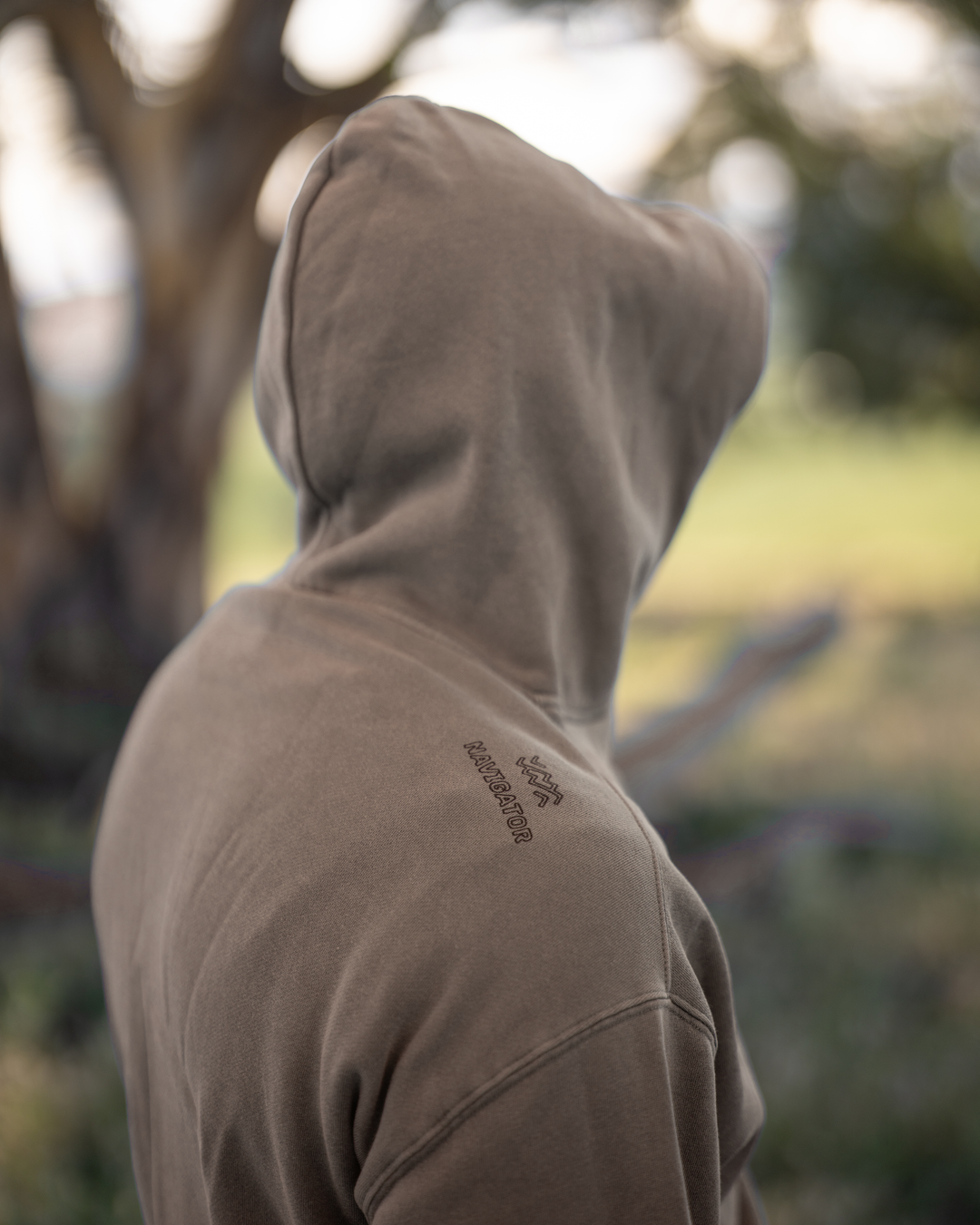 MENS ICON HOODY - TAUPE