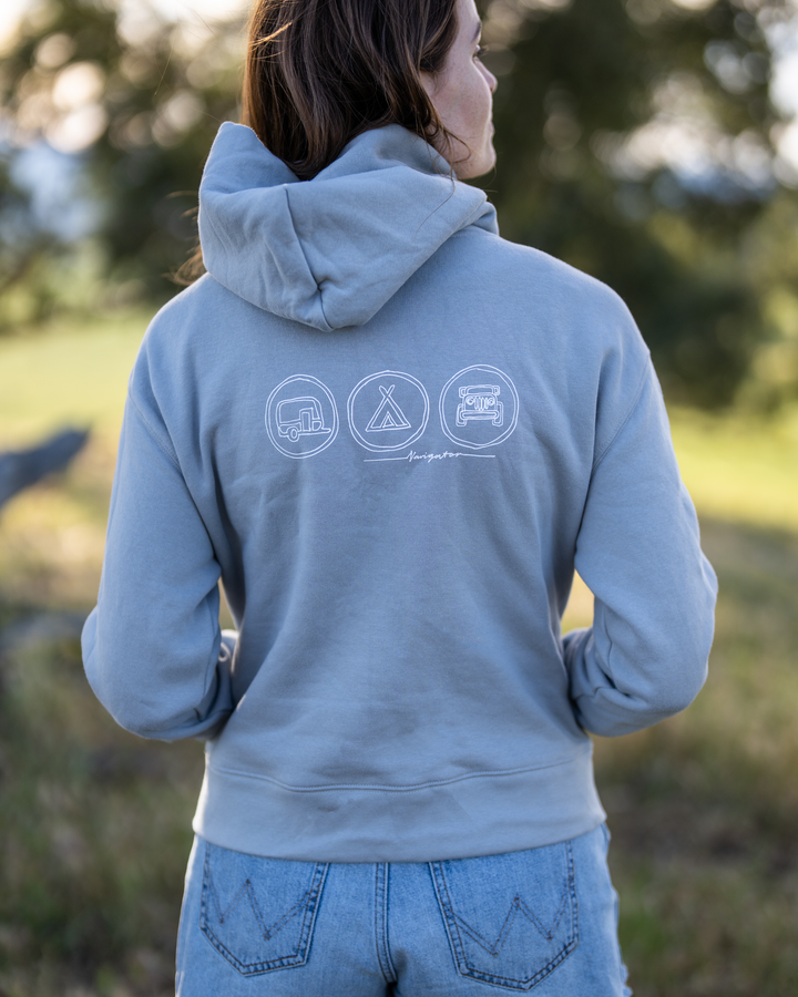 LADIES ICON HOODY - STORM