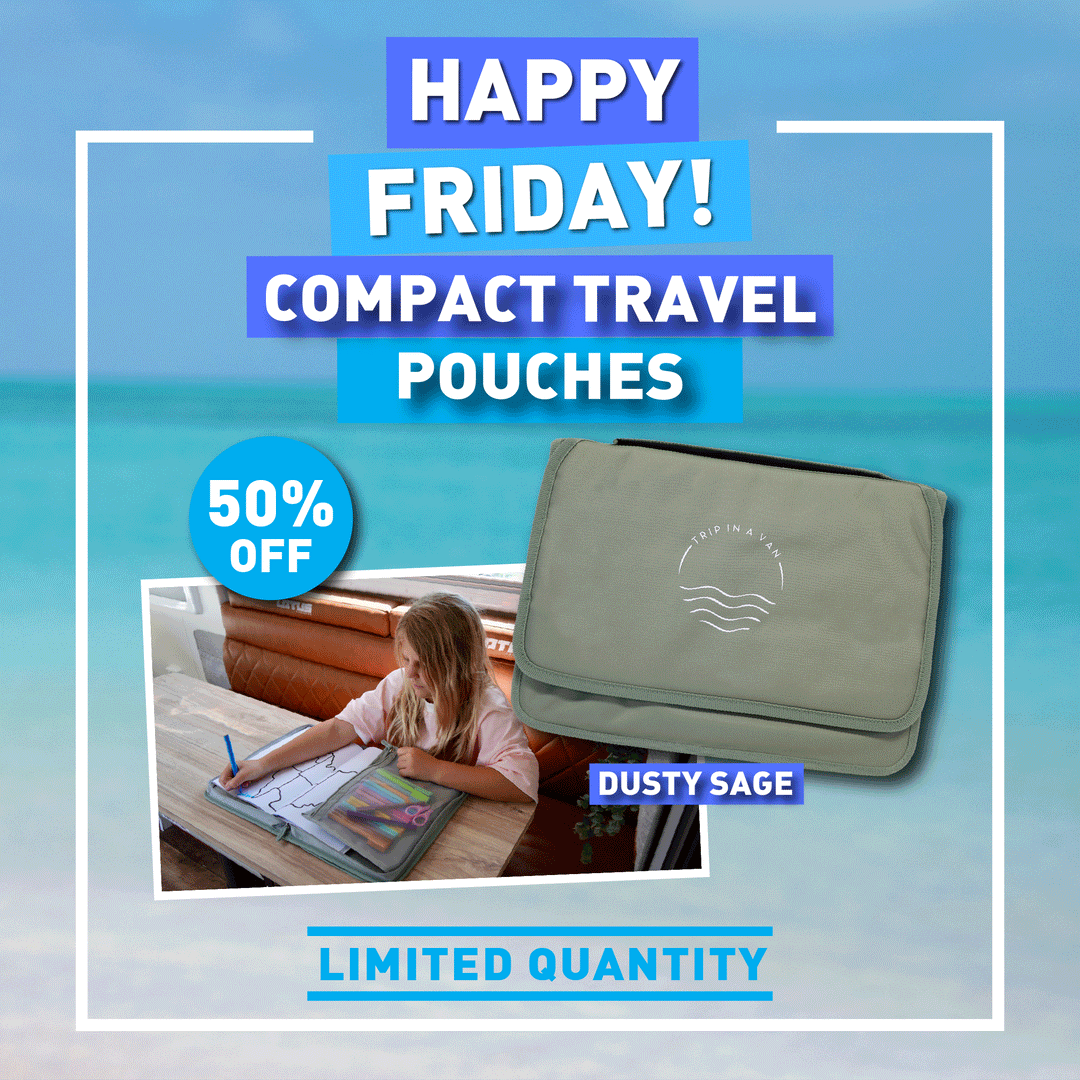 HAPPY FRIDAY - COMPACT TRAVEL POUCH