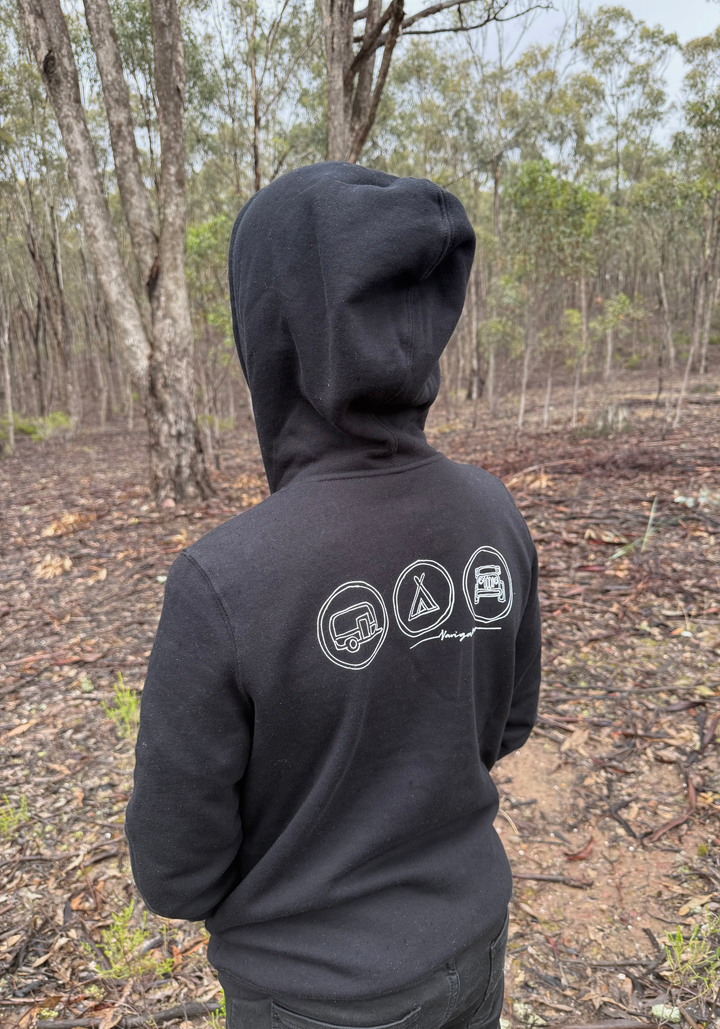 KIDS ICON HOODY - BLACK