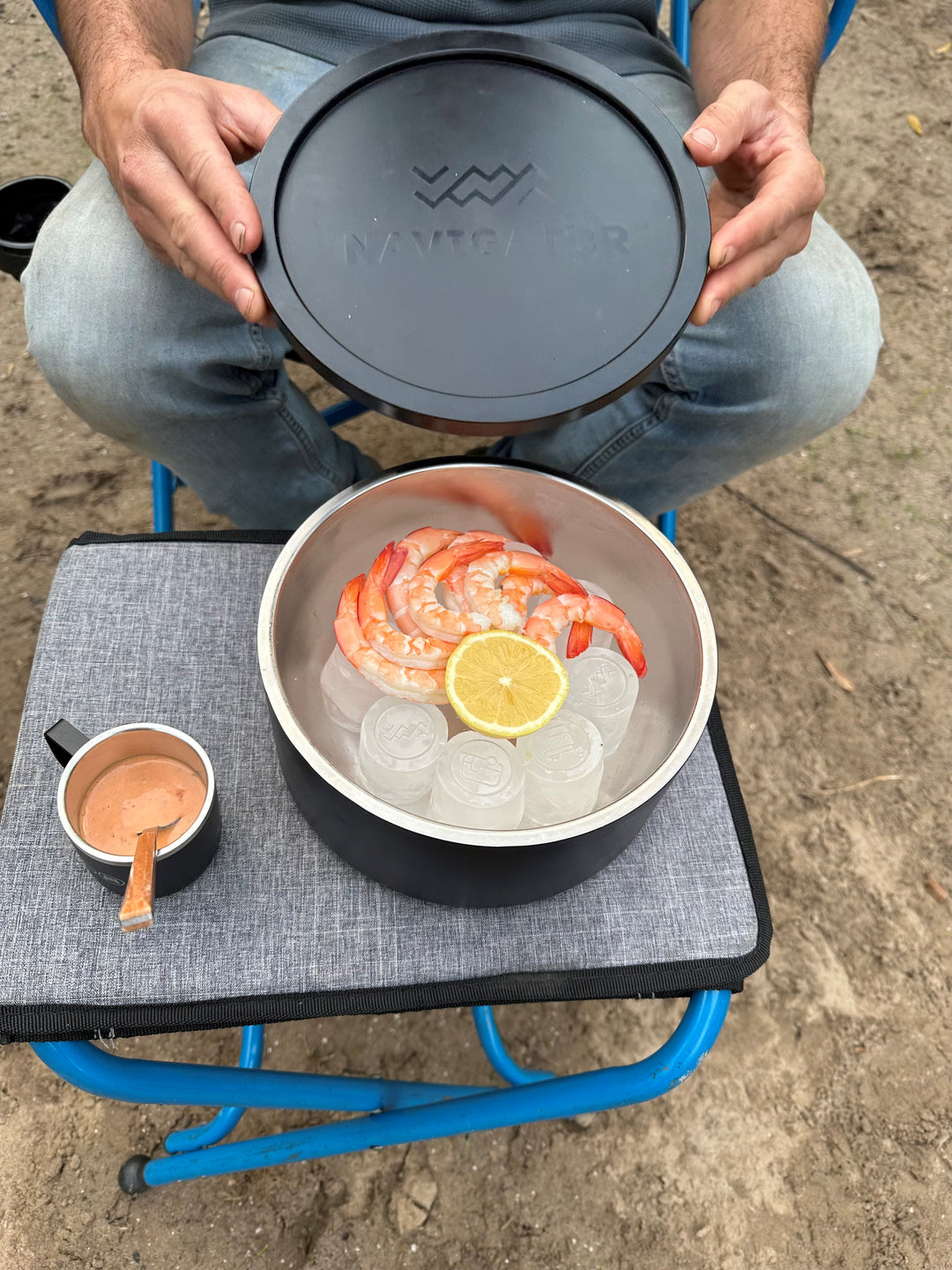 Double Walled Serving Dishes That Keep Food Cold INSULATED BOWL