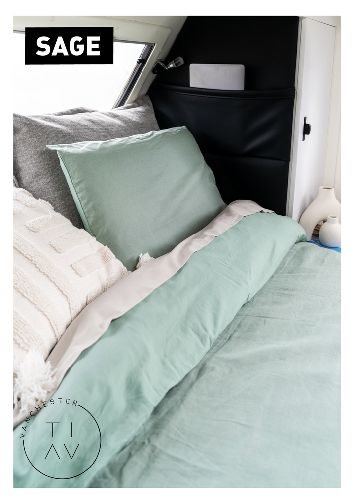 TIAV STAY PUT DOONA COVER SET - QUEEN (NO DOONA)