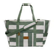 TIAV STRIPED BEACH BAG