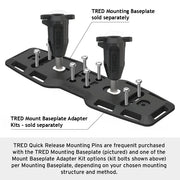 TRED 113mm Quick Release Mounting Pins (pair)