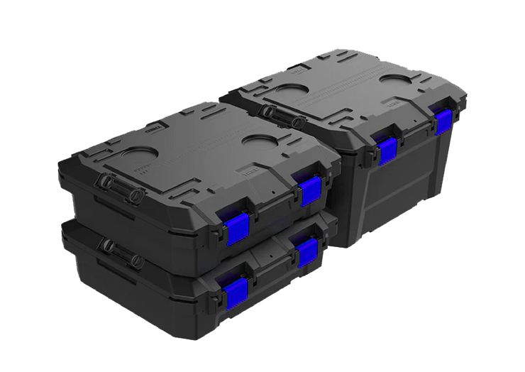 TRED Storage Box 25L - Black/Blue