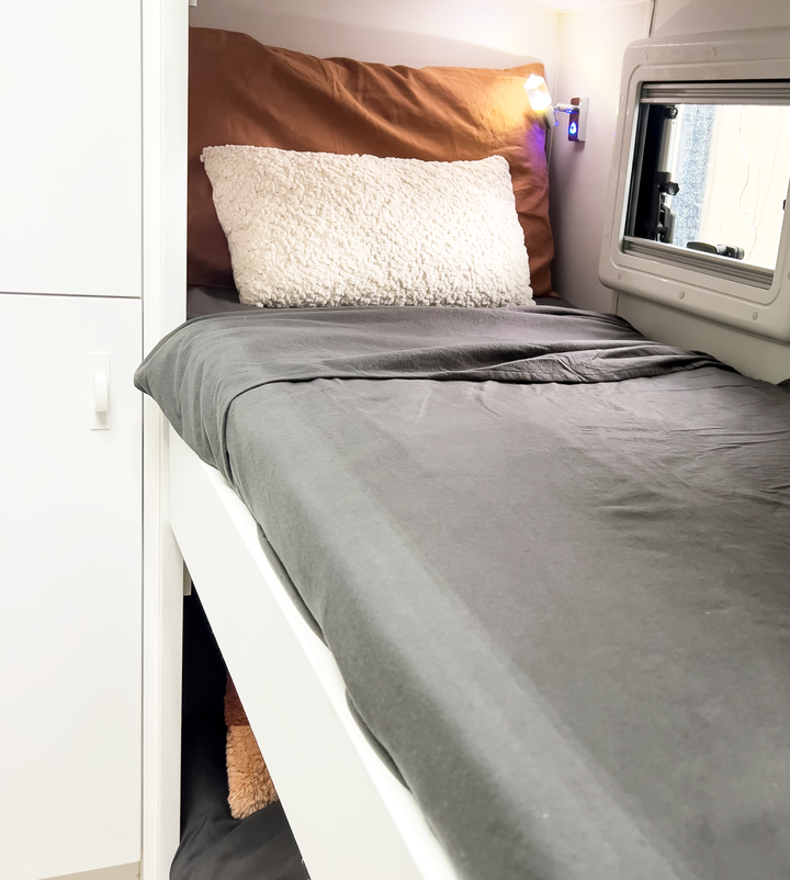 TIAV 2-IN-1 FLANNELETTE SHEET SET - 210cm BUNK