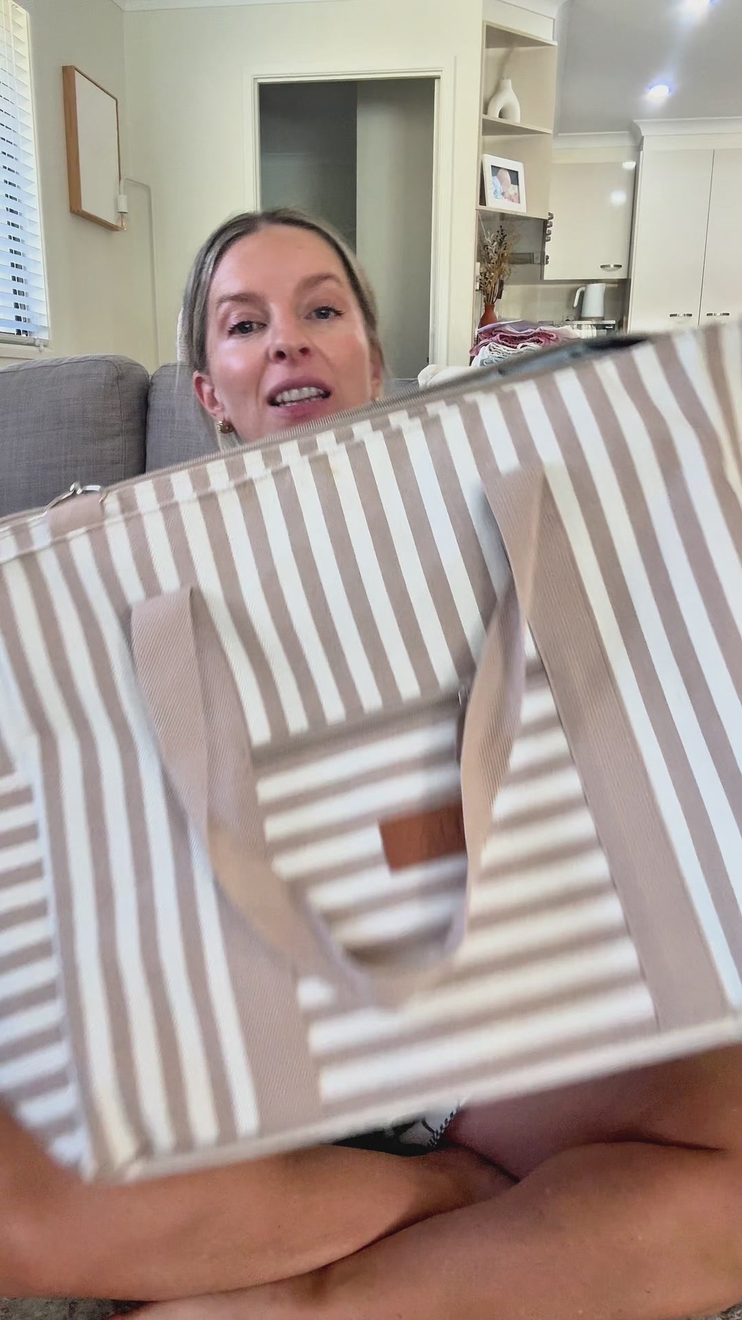 TIAV Canvas Beach Bag